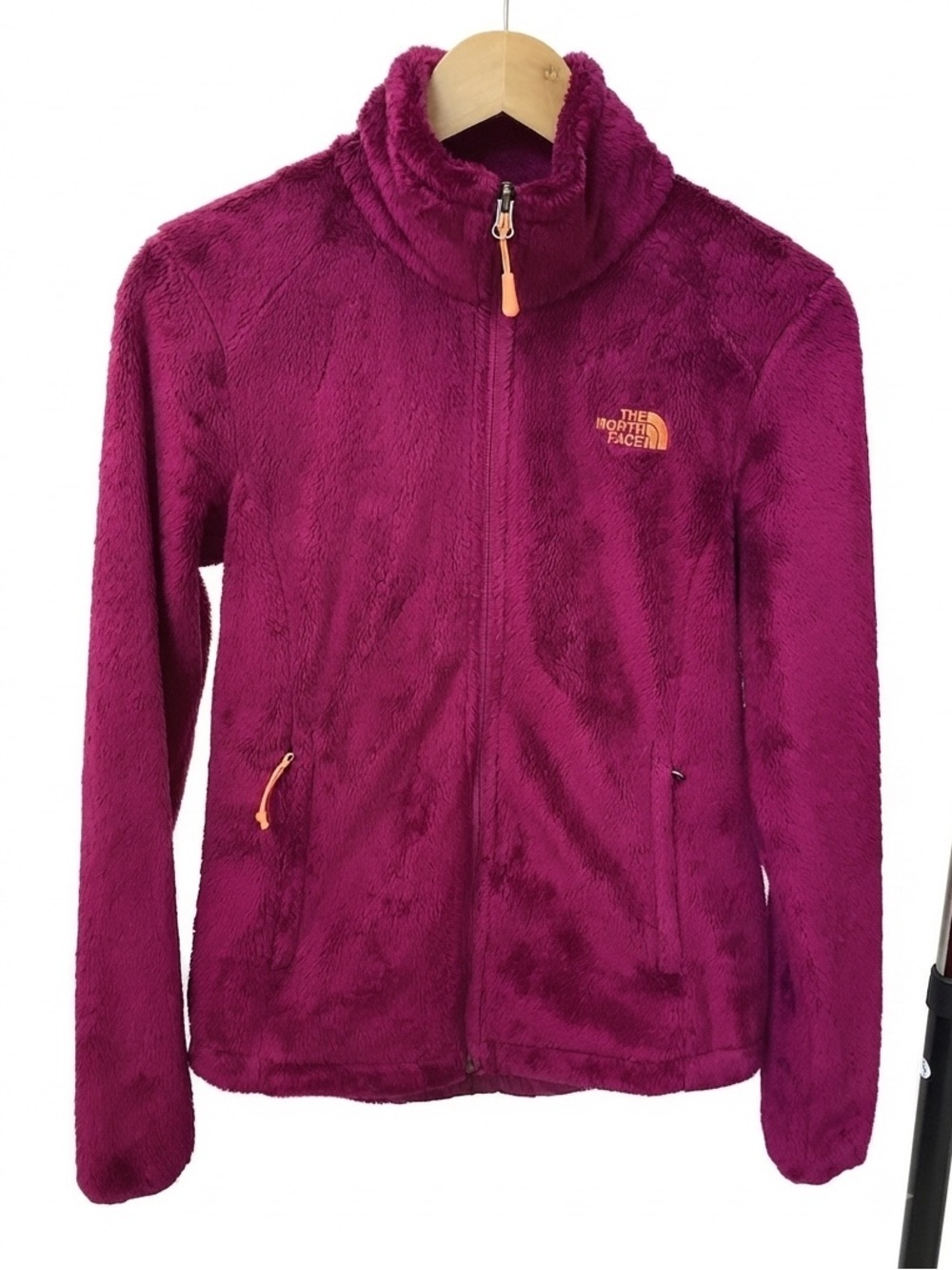 The North Face Plush Full-Zip Fleece Jacket Berry Plum Size XS